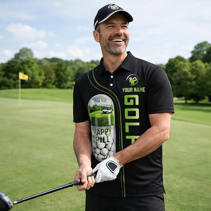 GIA26030705 FunnyGolfPoloShirtHappyPillGolfBallCapsuleCustomNamePerformancePoloforMenWomenBlack2.jpg