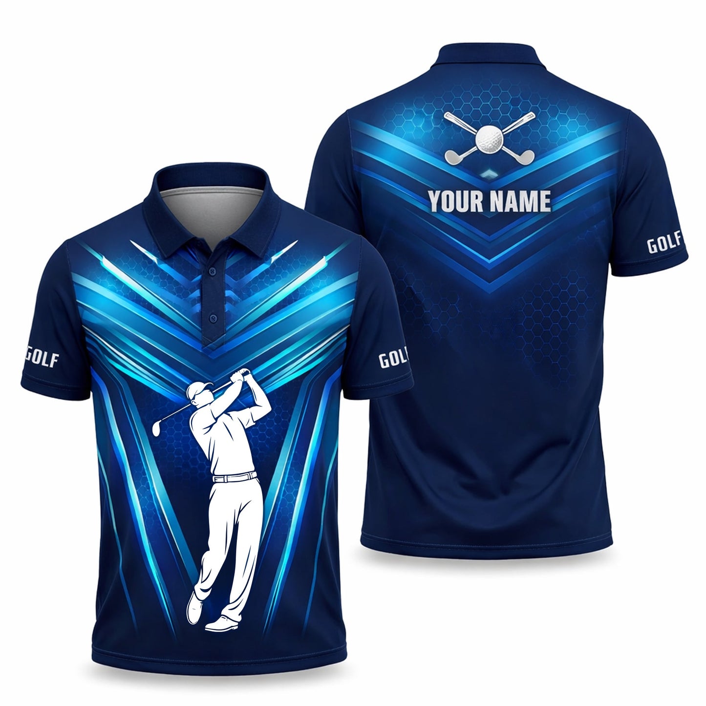 Custom Golf Polo Shirt Blue Performance Golf Shirt Personalized Name Athletic Polo GIA26031901_1.jpg