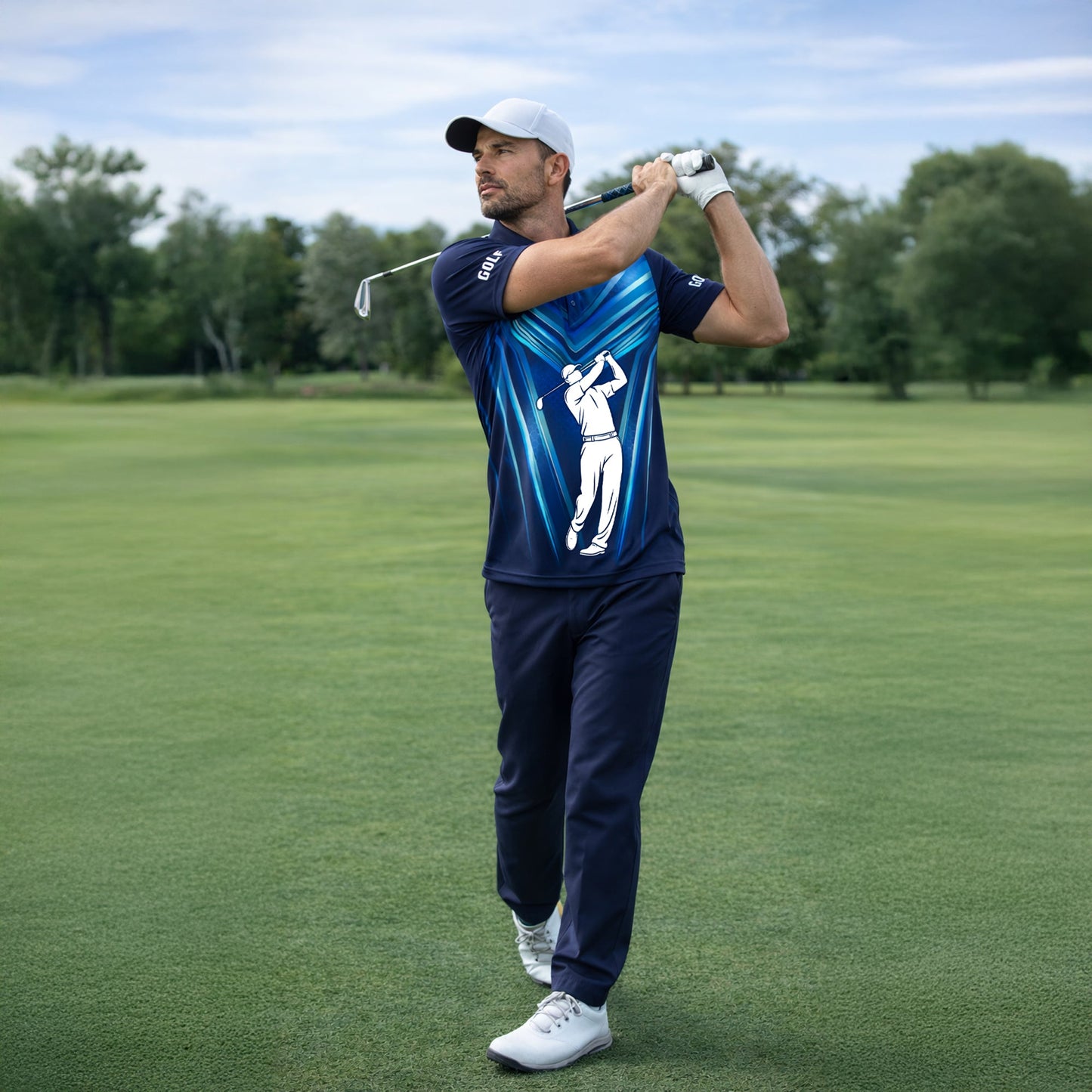 Custom Golf Polo Shirt Blue Performance Golf Shirt Personalized Name Athletic Polo GIA26031901_6.jpg