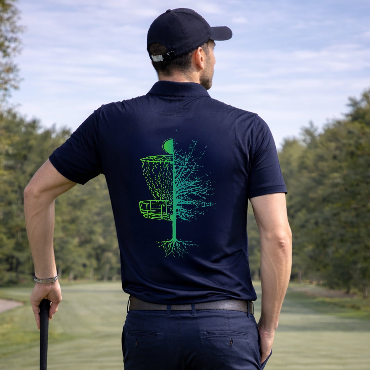 Custom Disc Golf Polo Shirt Glow Basket Design Personalized Name Performance Sports Polo GIA26032001_7.jpg