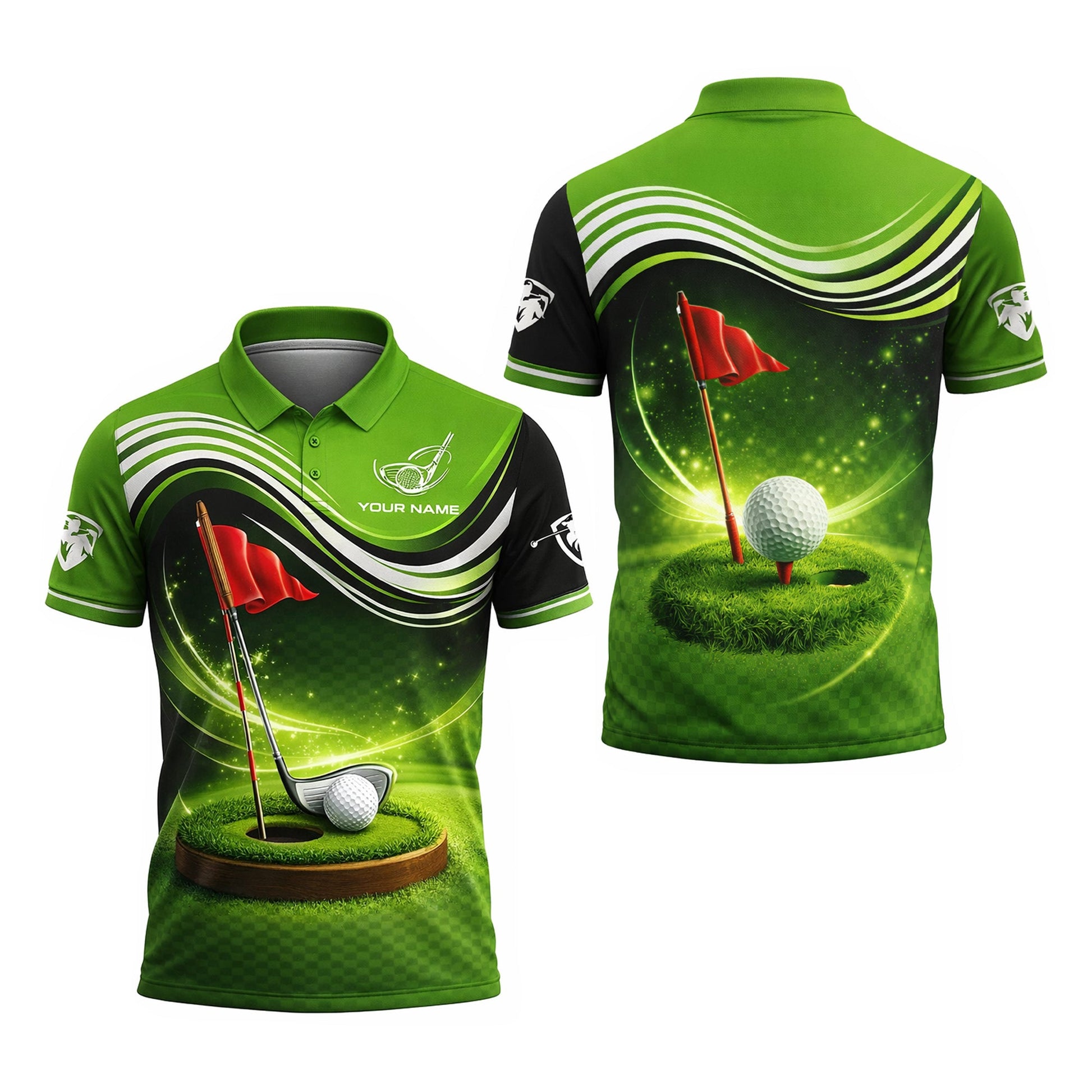 Personalized Golf Polo Shirt Custom Name Green Performance Golf Shirt Men Sport Polo GIA26032002_1.jpg