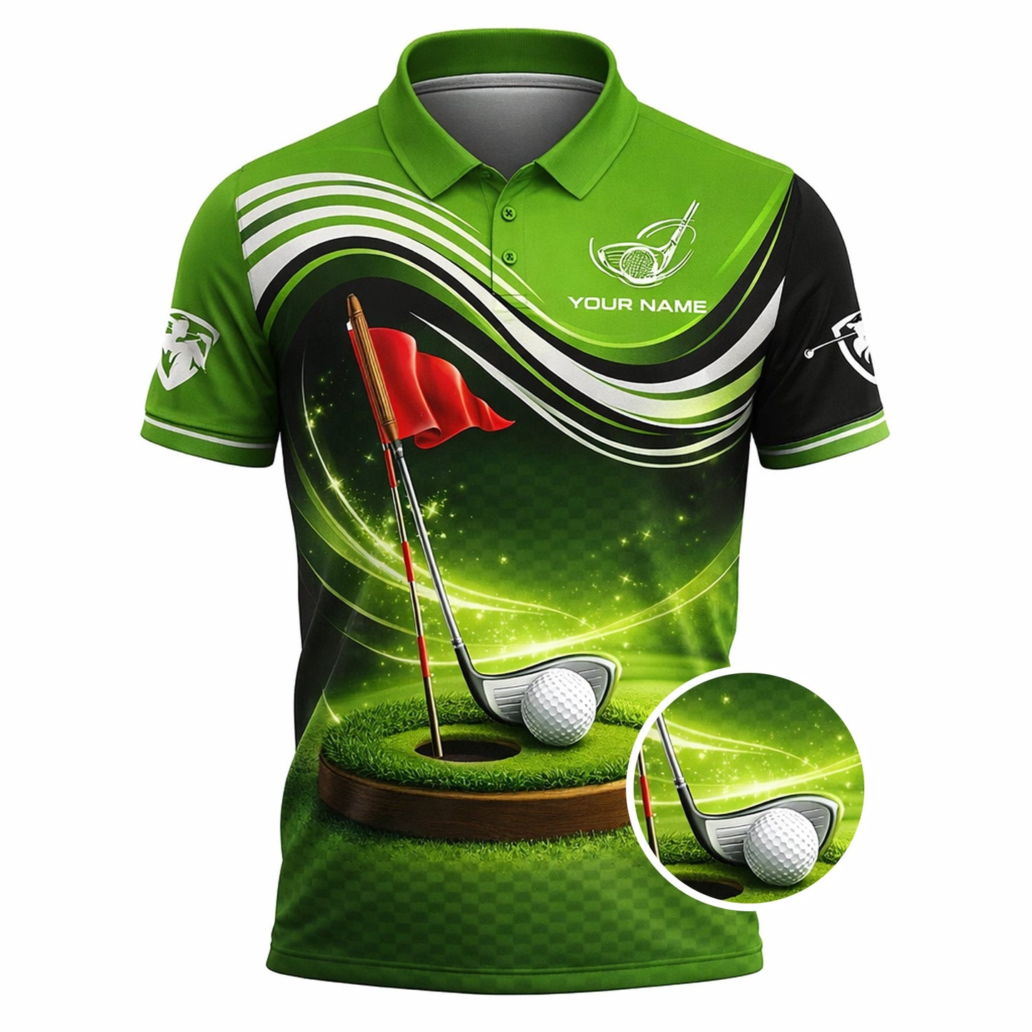 Personalized Golf Polo Shirt Custom Name Green Performance Golf Shirt Men Sport Polo GIA26032002_2.jpg