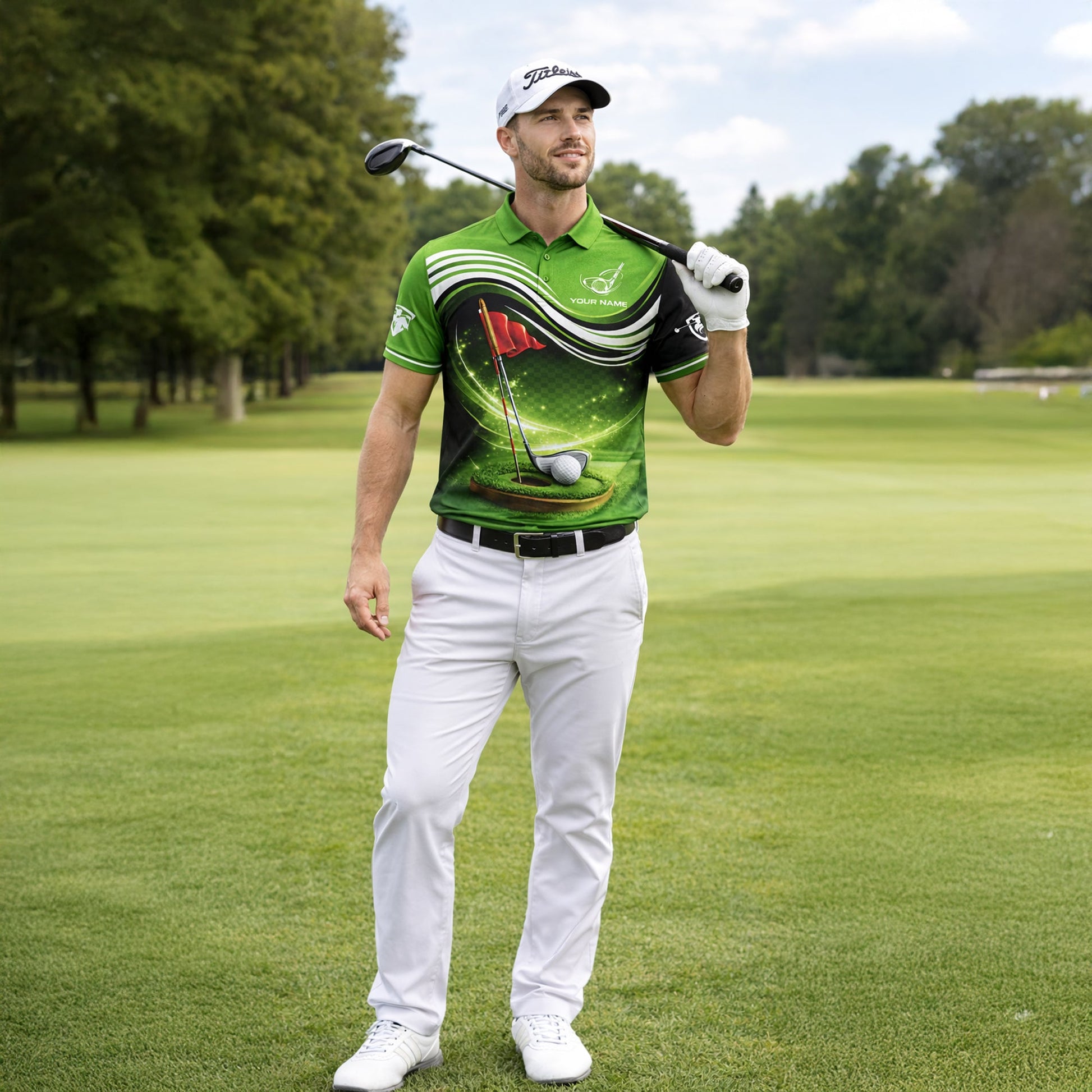 Personalized Golf Polo Shirt Custom Name Green Performance Golf Shirt Men Sport Polo GIA26032002_6.jpg