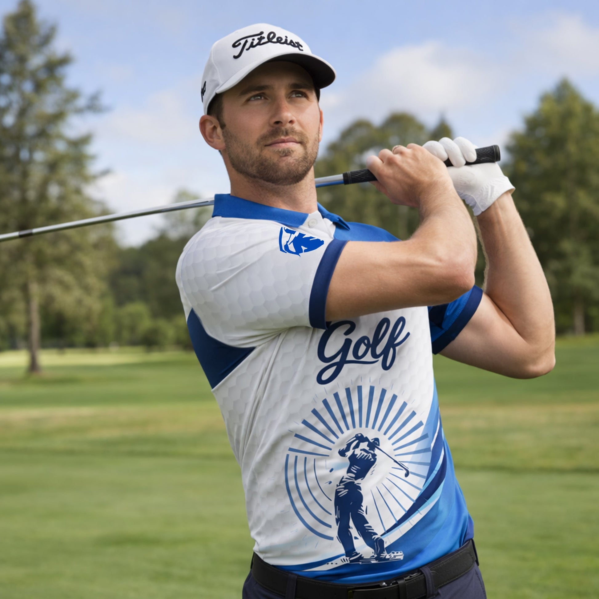 Golf Polo Shirt Men Performance Golf Shirt Breathable Athletic Polo Blue White Sportswear GIA26032003_5.jpg