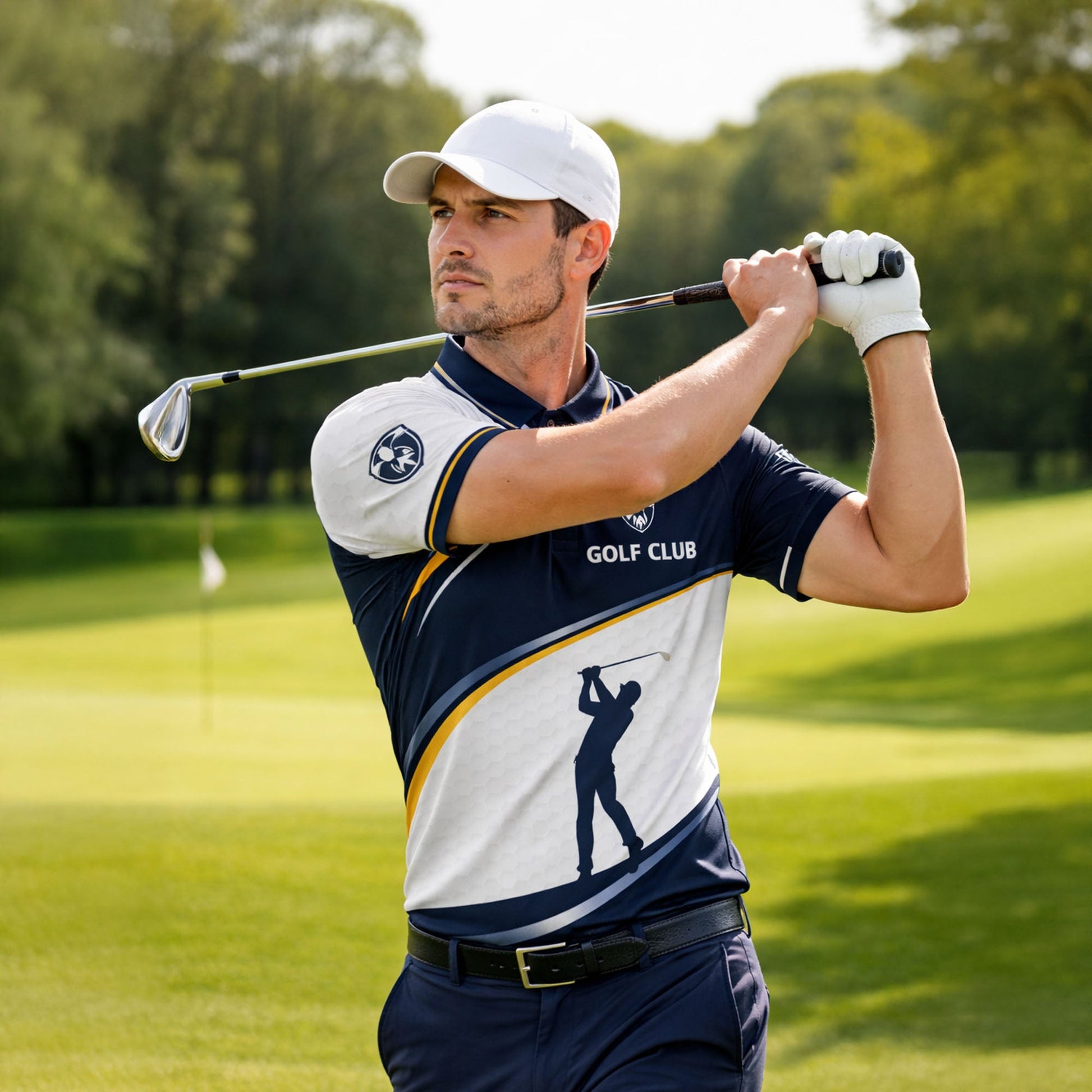 Golf Polo Shirt Men Performance Golf Club Shirt Navy White Athletic Polo Shirt GIA26032102_5.jpg