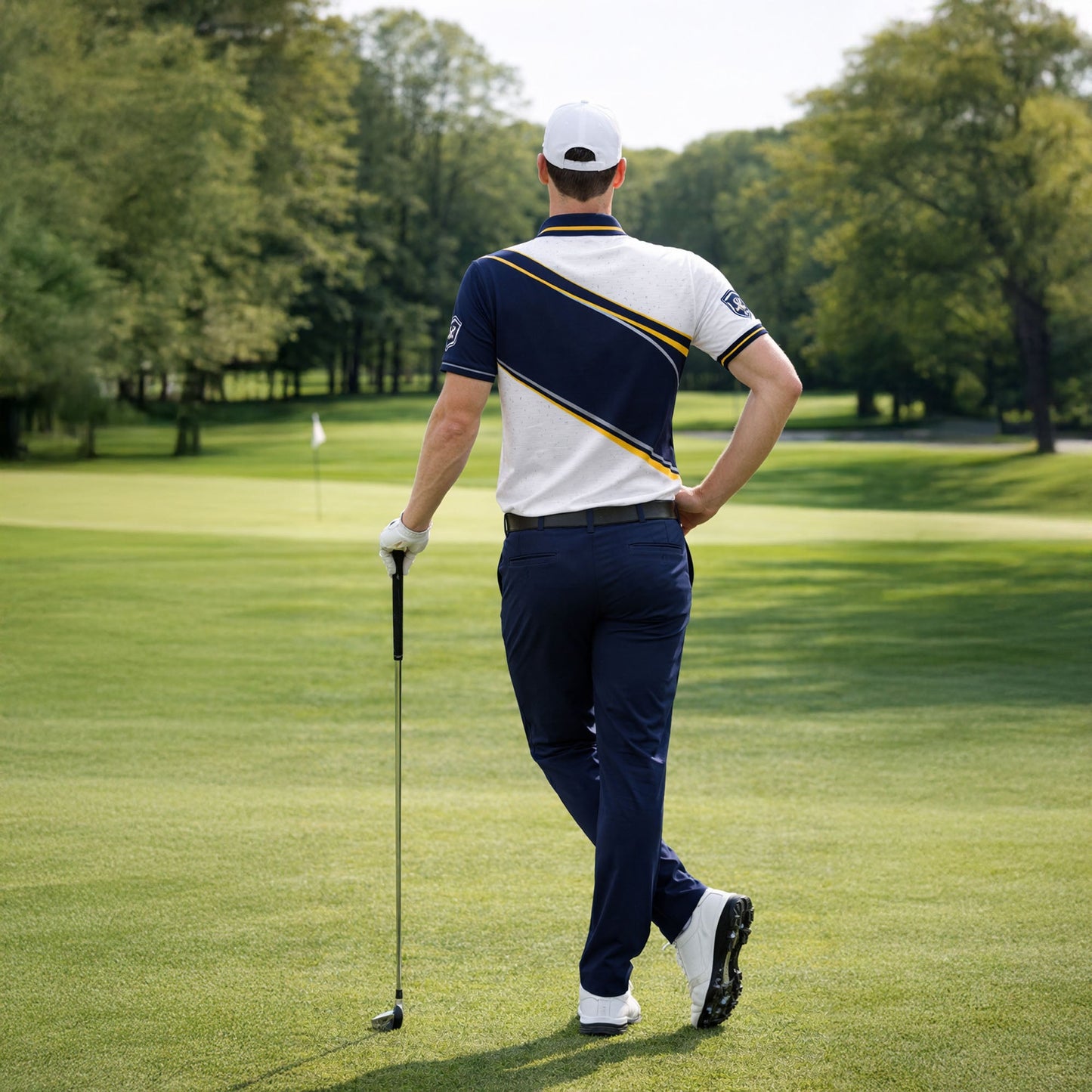 Golf Polo Shirt Men Performance Golf Club Shirt Navy White Athletic Polo Shirt GIA26032102_7.jpg