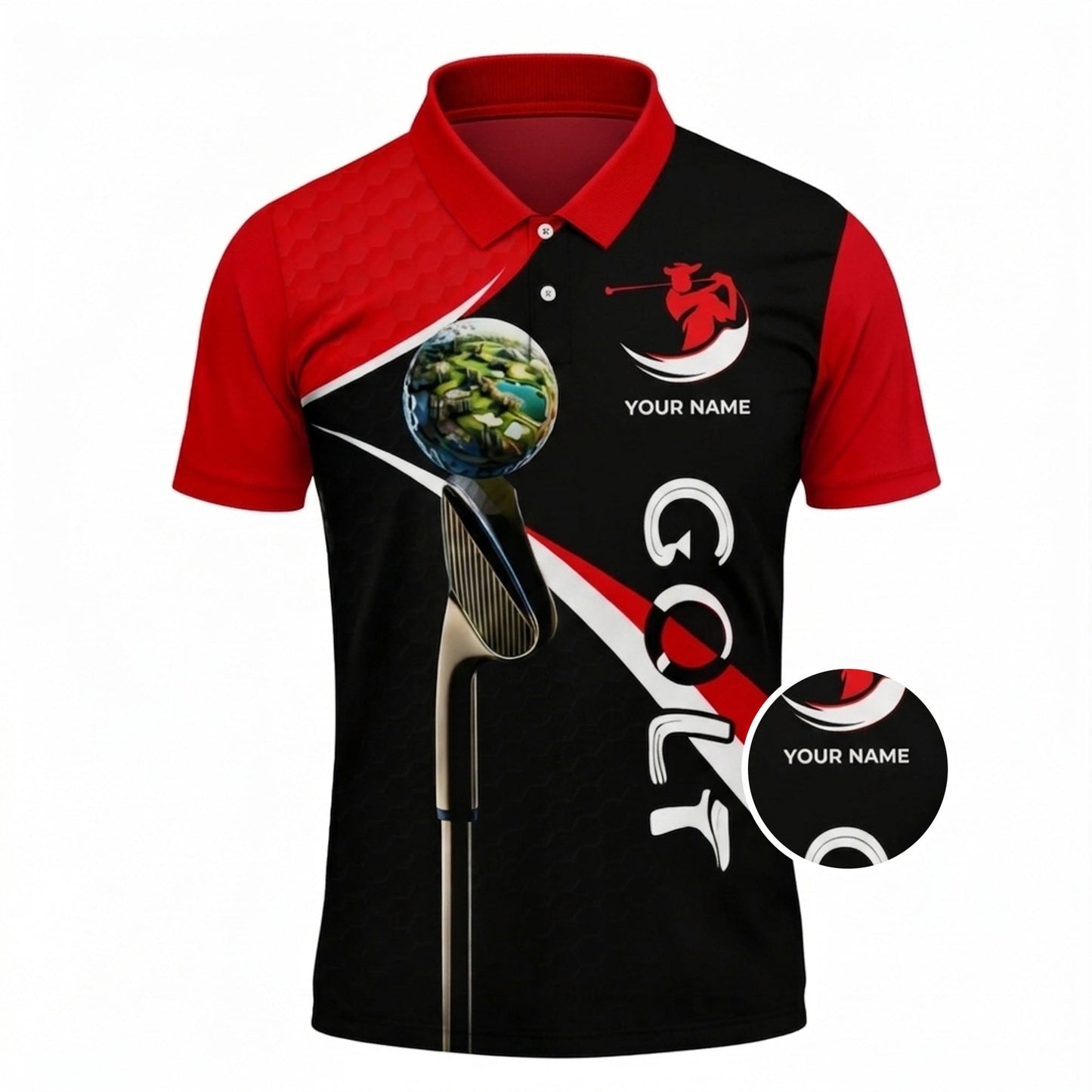 Custom Golf Polo Shirt Personalized Name Performance Golf Shirt Breathable Athletic Polo Black Red GIA26032103_2.jpg
