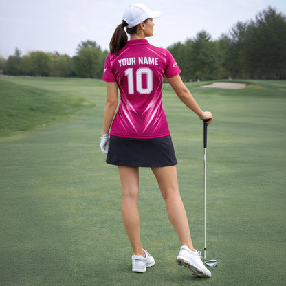 Women Golf Polo Shirt Custom Name Pink Gradient Performance Polo Sport Shirt GIA26032501_7.jpg