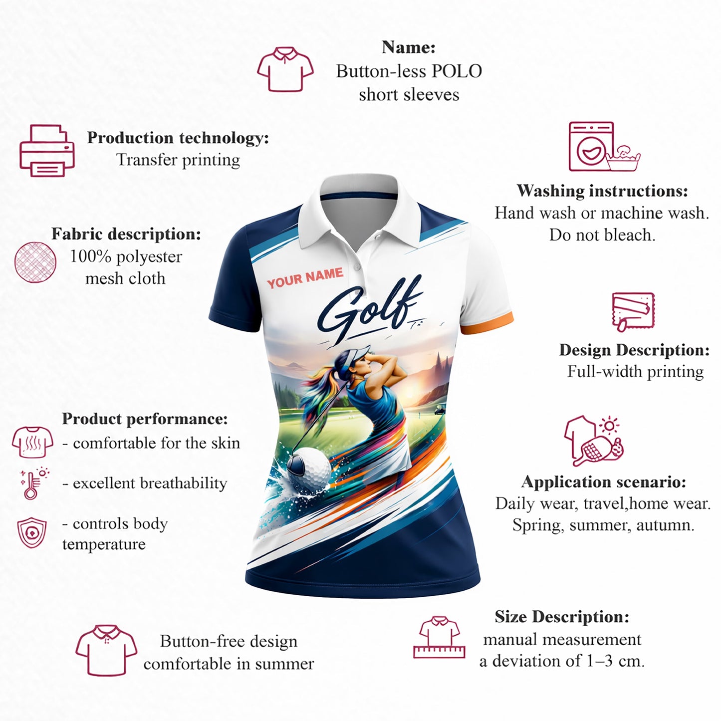 Women Golf Polo Shirt Personalized Name Golf Player Graphic Performance Polo Shirt GIA26032602_4.jpg