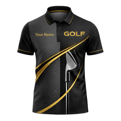 Custom Name Golf Polo Shirt Black Gold Performance Polo for Men Women Personalized Golf Shirt GIA26032603_2.jpg