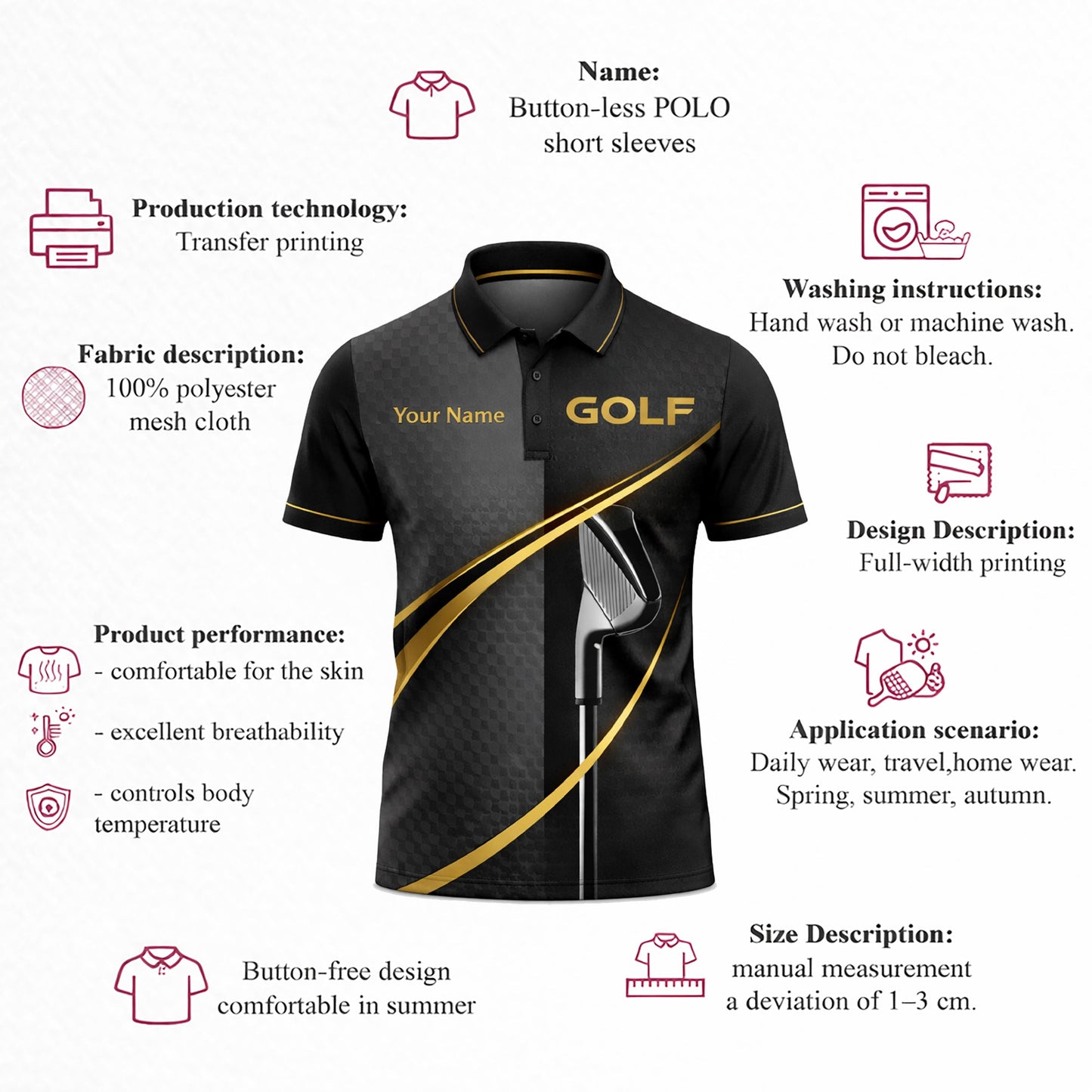 Custom Name Golf Polo Shirt Black Gold Performance Polo for Men Women Personalized Golf Shirt GIA26032603_4.jpg