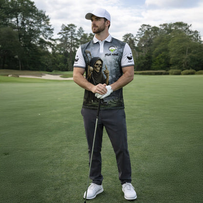 Funny Skull Golf Polo Shirt Custom Name Swing Swear Look For Ball Repeat Performance Shirt GIA26032605_6.jpg