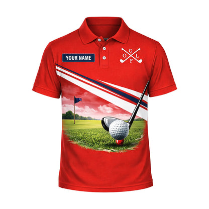 Custom Golf Polo Shirt Funny Golfer Design Your Hole Is My Goal Personalized Name Performance Polo Red GIA26032701_2.jpg