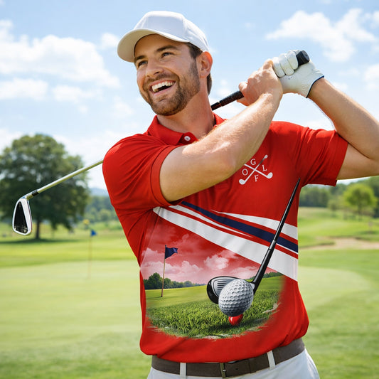 Custom Golf Polo Shirt Funny Golfer Design Your Hole Is My Goal Personalized Name Performance Polo Red GIA26032701_5.jpg