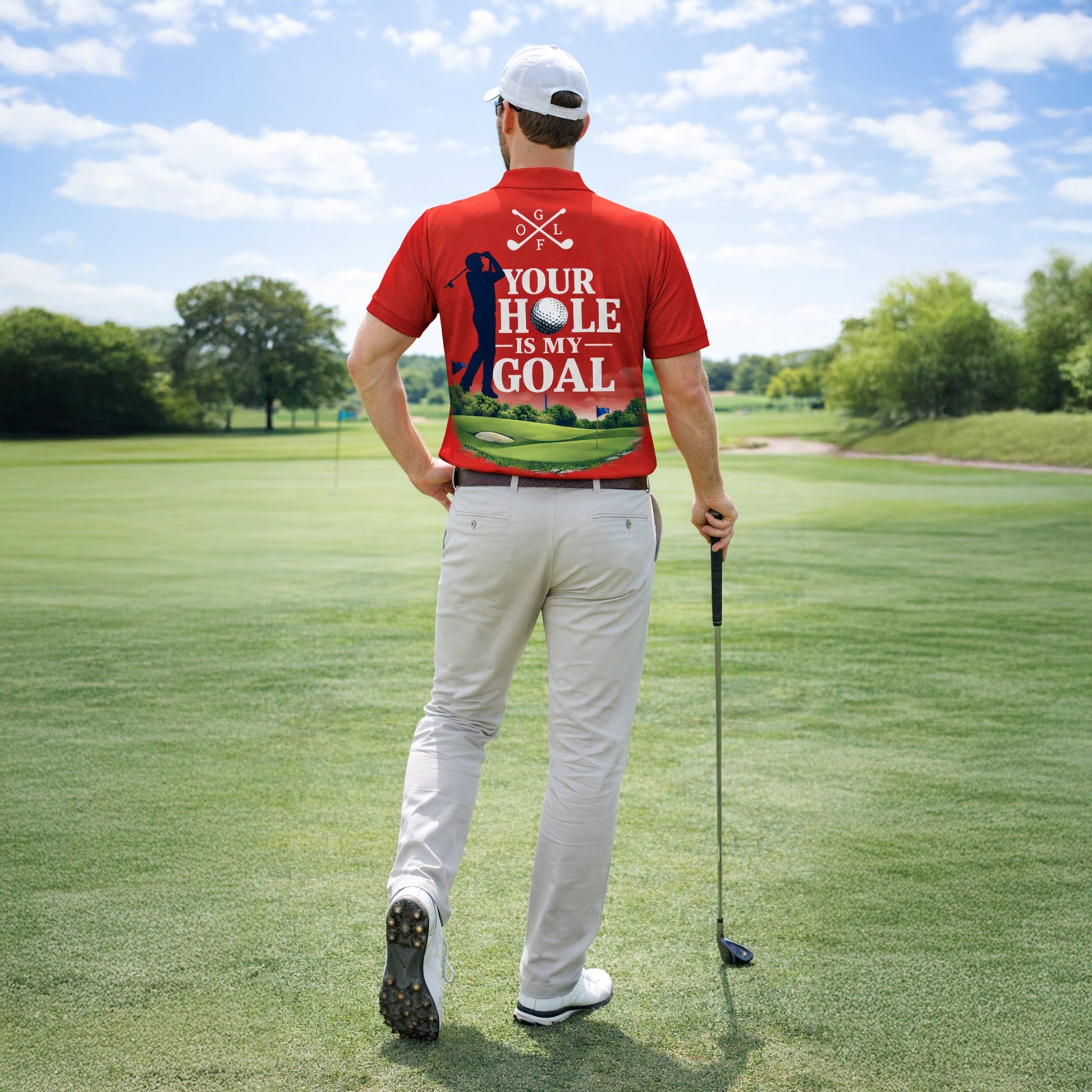Custom Golf Polo Shirt Funny Golfer Design Your Hole Is My Goal Personalized Name Performance Polo Red GIA26032701_7.jpg