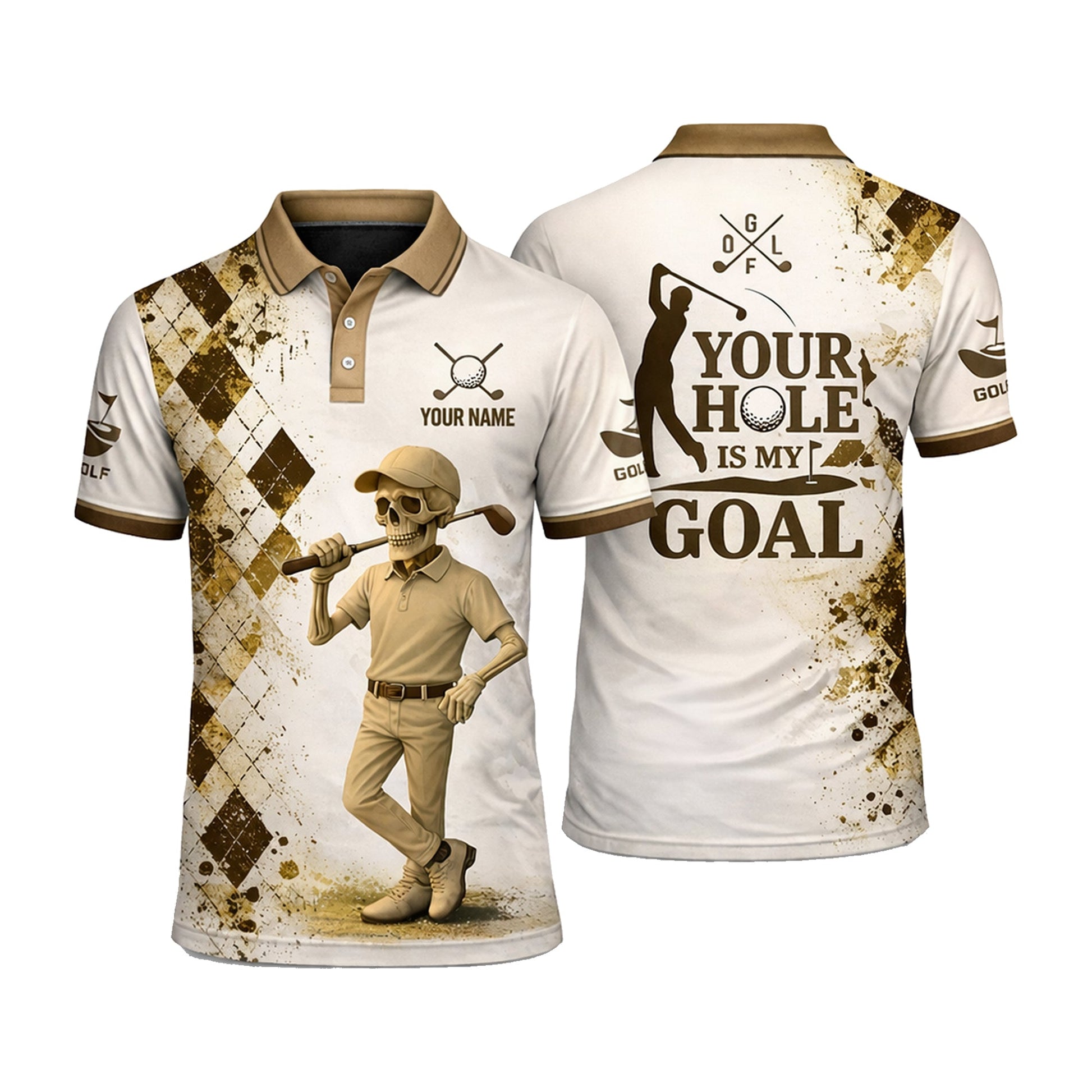 Custom Golf Polo Shirt Funny Skull Golfer Your Hole Is My Goal Personalized Name All Over Print Performance Shirt GIA26032702_1.jpg