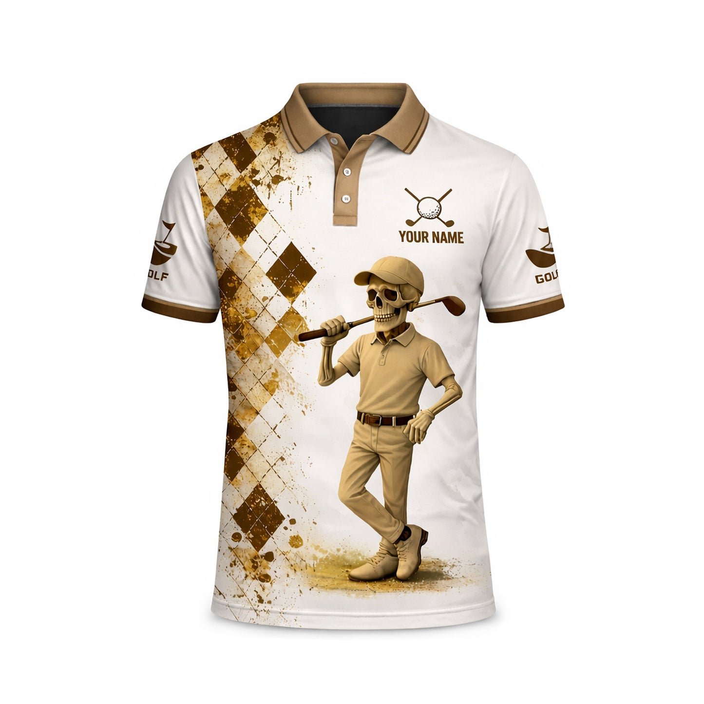 Custom Golf Polo Shirt Funny Skull Golfer Your Hole Is My Goal Personalized Name All Over Print Performance Shirt GIA26032702_2.jpg