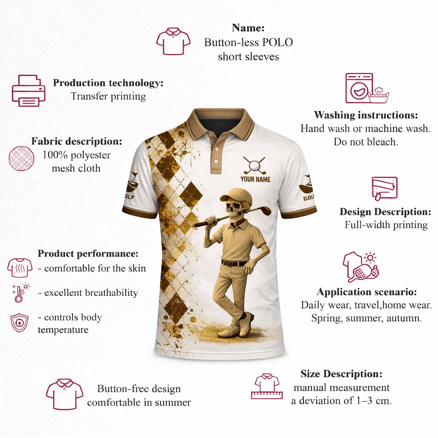 Custom Golf Polo Shirt Funny Skull Golfer Your Hole Is My Goal Personalized Name All Over Print Performance Shirt GIA26032702_4.jpg