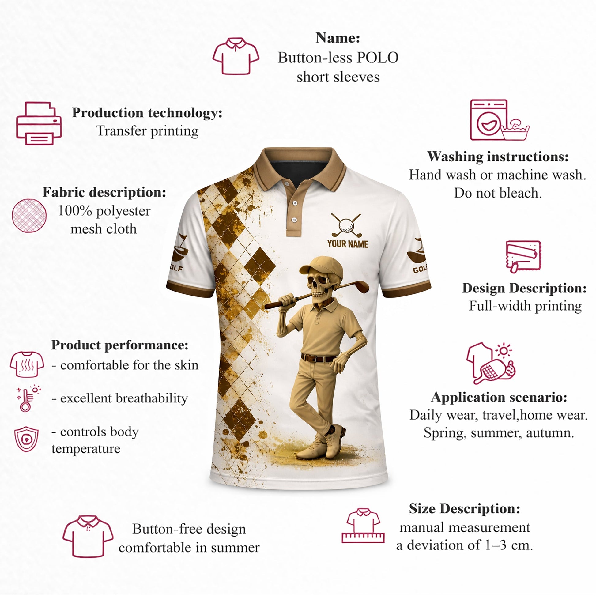 Custom Golf Polo Shirt Funny Skull Golfer Your Hole Is My Goal Personalized Name All Over Print Performance Shirt GIA26032702_4.jpg