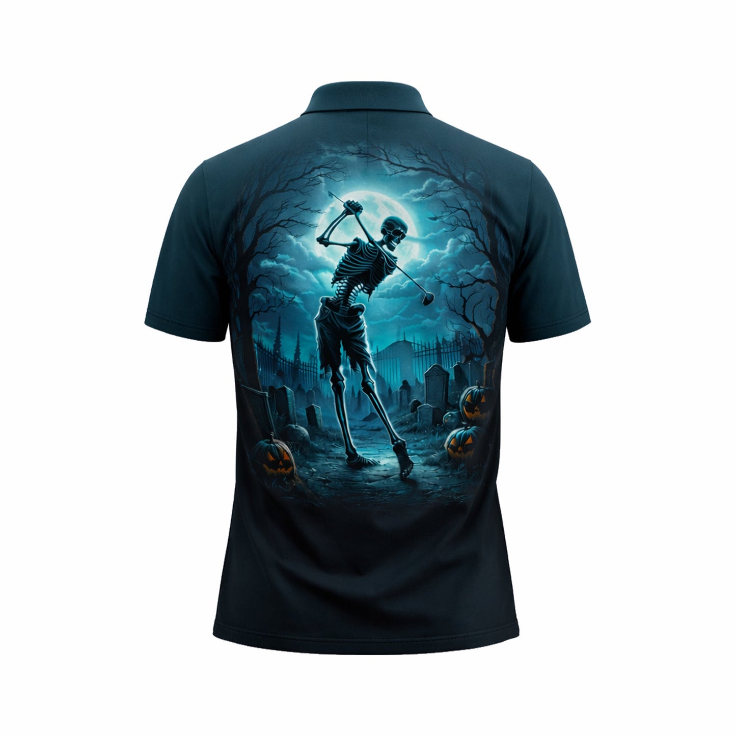 Halloween Skeleton Golf Polo Shirt Personalized Golfing Skull Moon Graphic Performance Polo GIA26032705_3.jpg