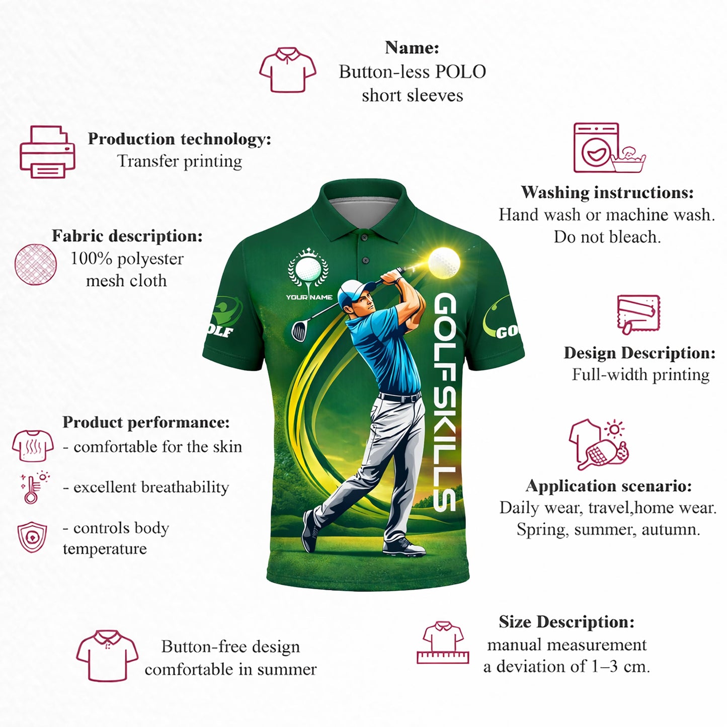 Custom Golf Polo Shirt for Men Personalized Name All Over Print Golf Skills Performance Shirt GIA26032801_4.jpg