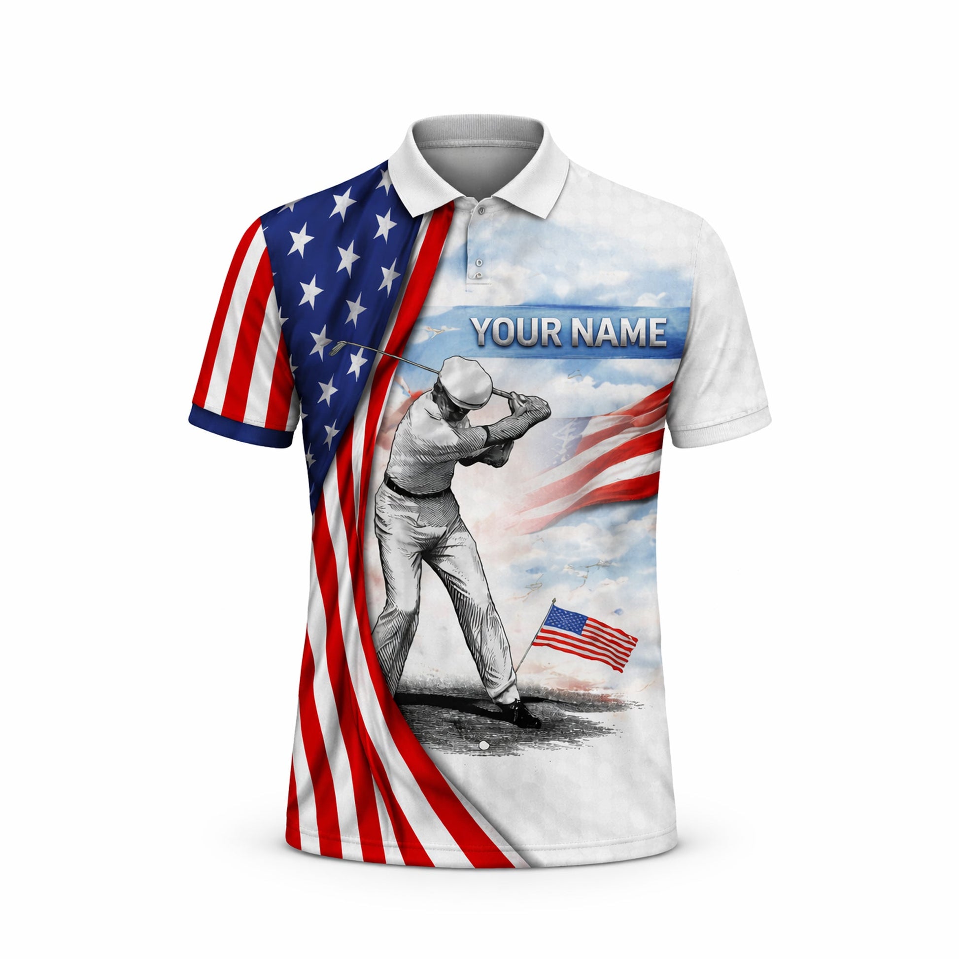 Patriotic Golf Polo Shirt Custom Name USA Flag Golfer Performance Polo Shirt Men GIA26032802_2.jpg