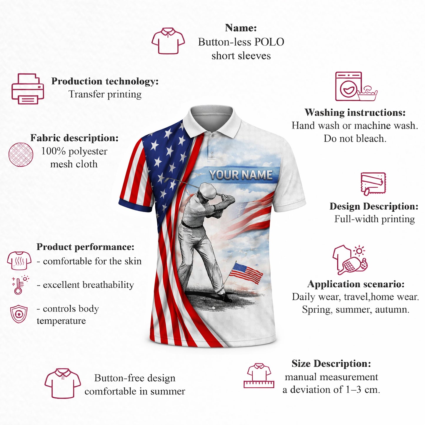 Patriotic Golf Polo Shirt Custom Name USA Flag Golfer Performance Polo Shirt Men GIA26032802_4.jpg