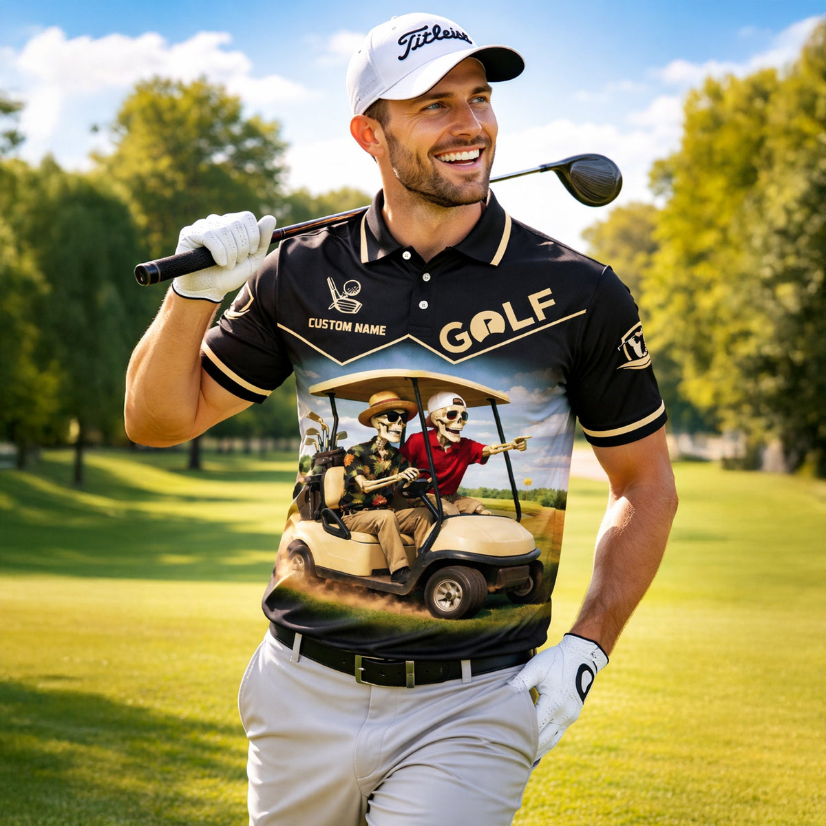 Funny Golf Skeleton Polo Shirt Get In Loser Golf Cart Humor Personalized Golf Shirt GIA26033001_5.jpg