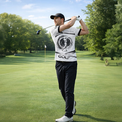 Golf Polo Shirt Custom Name Black White Classic Golf Player Performance Short Sleeve Unisex GIA26033002_6.jpg