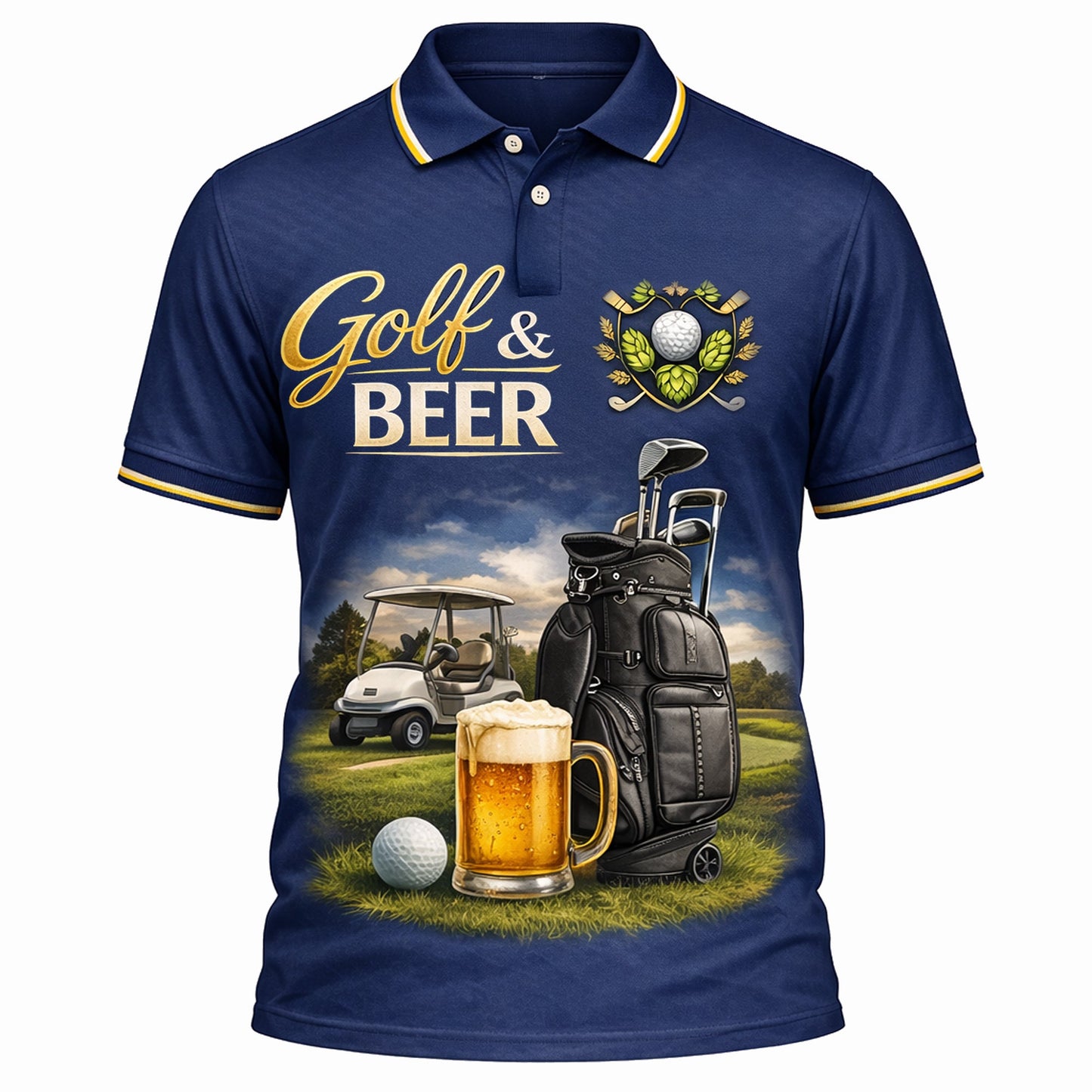 Custom Golf Polo Shirt Golf And Beer Funny Design Personalized Name Performance Shirt Navy Blue GIA26033005_2.jpg