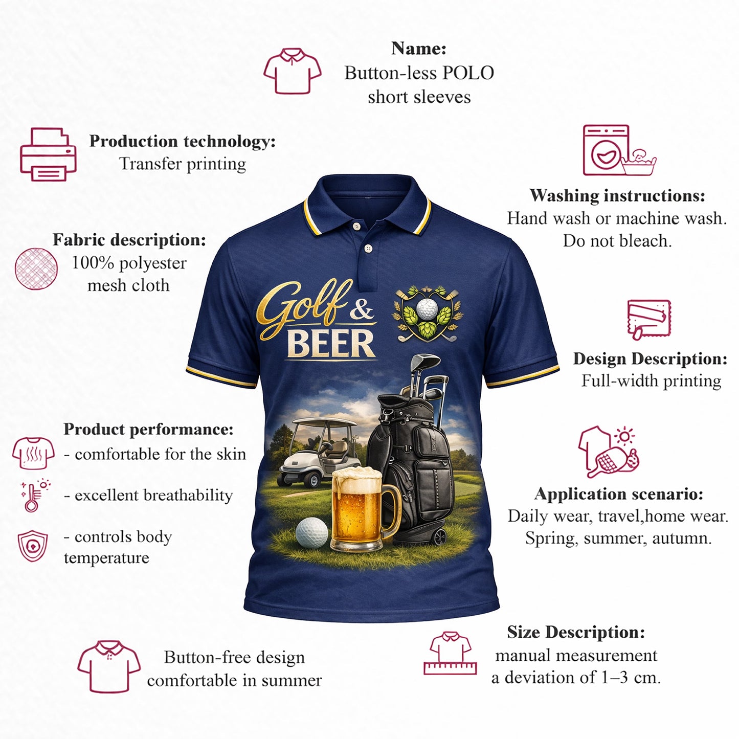 Custom Golf Polo Shirt Golf And Beer Funny Design Personalized Name Performance Shirt Navy Blue GIA26033005_4.jpg
