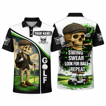 Skull Golf Polo Shirt Funny Swing Swear Look For Ball Repeat Personalized Name Performance Shirt GIA26033101_1.jpg