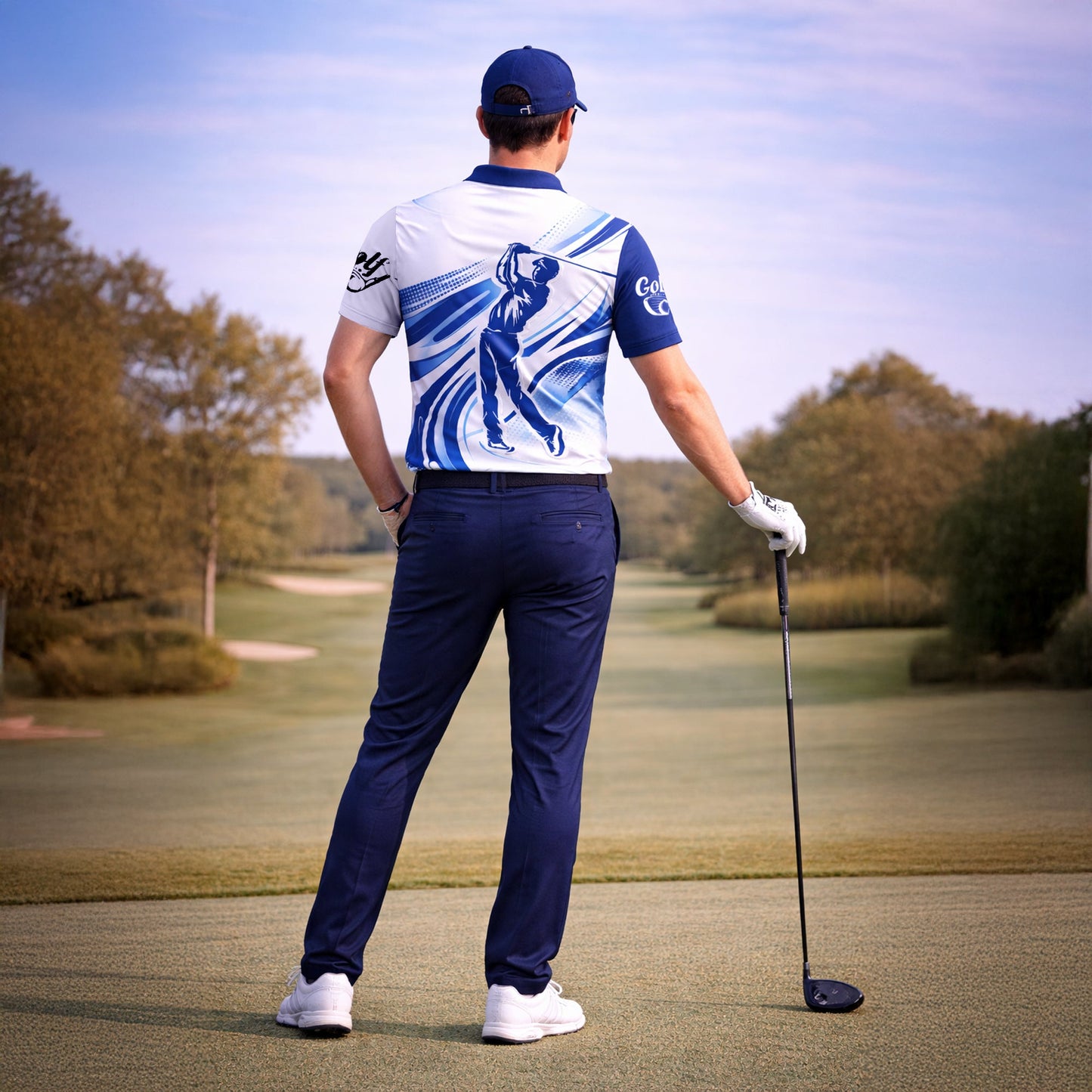 Custom Golf Polo Shirt Personalized Name Blue White Golfer Swing Performance Polo for Men GIA26033102_7.jpg