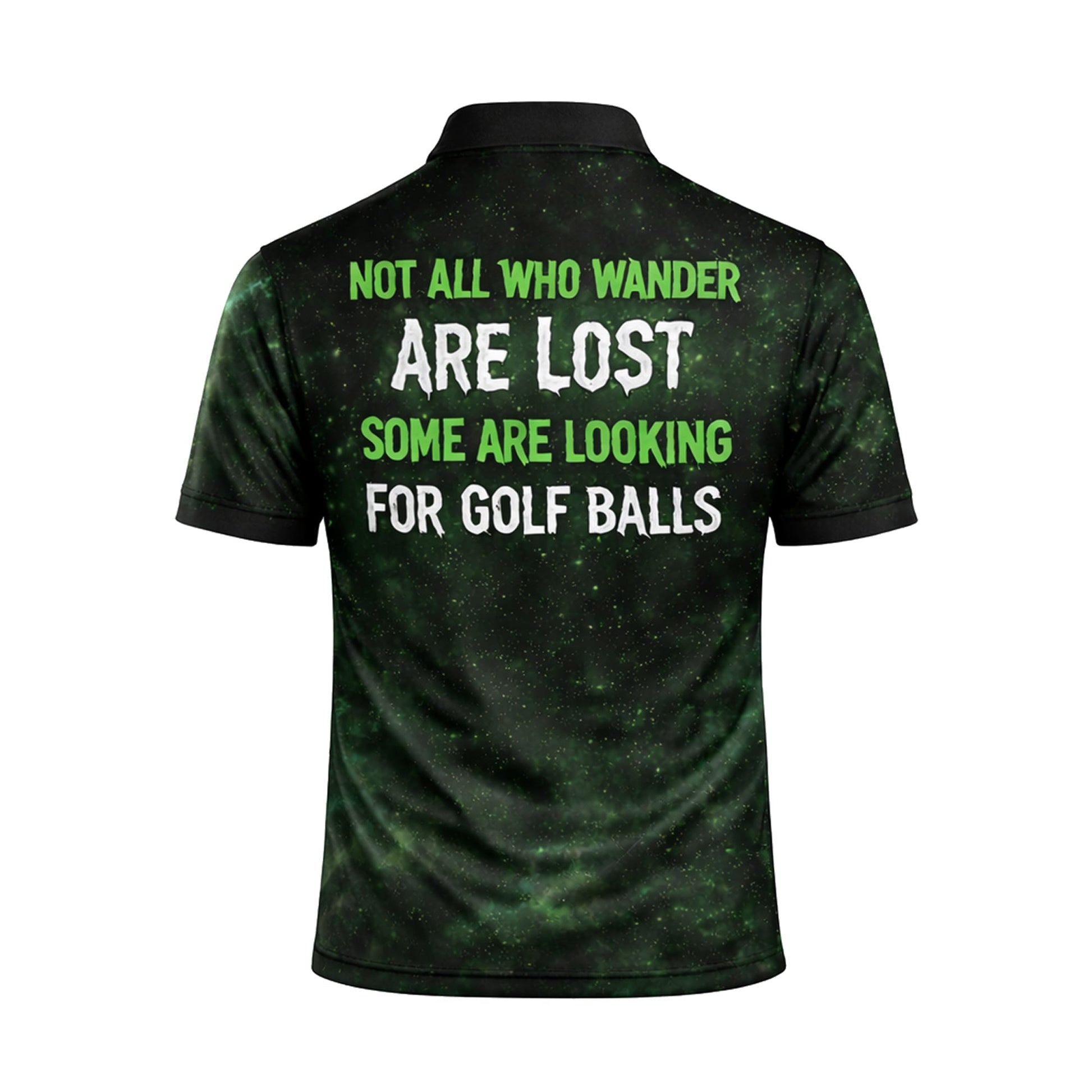 Bigfoot Golf Polo Shirt Funny Not All Who Wander Are Lost Golf Balls Personalized Shirt GIA26033104_3.jpg
