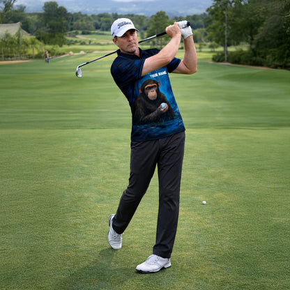 Funny Golf Polo Shirt Bigfoot Golfer Not All Who Wander Are Lost Custom Name Performance Polo GIA26033105_6.jpg