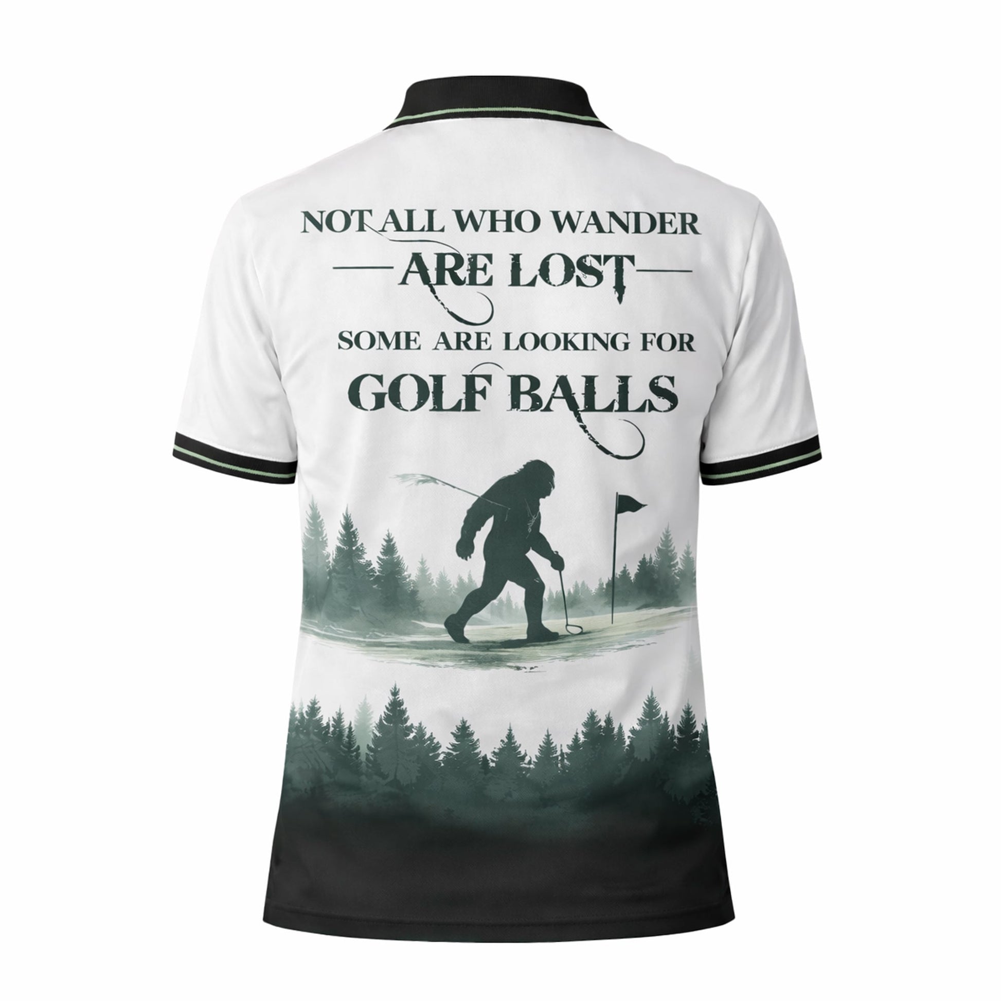 Personalized Bigfoot Golf Polo Shirt Funny Golfer Sasquatch Design Custom Name Breathable Performance Tee GIA26040103_3.jpg