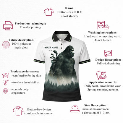 Personalized Bigfoot Golf Polo Shirt Funny Golfer Sasquatch Design Custom Name Breathable Performance Tee GIA26040103_4.jpg