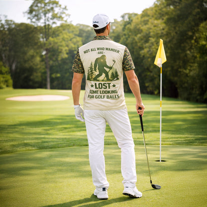 Bigfoot Golf Polo Shirt Funny Golfer Custom Name Camo Short Sleeve Performance Shirt GIA26040104_7.jpg
