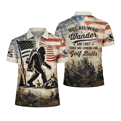 Golf Polo Shirt Men Funny Golf Quote American Flag Bigfoot Sasquatch Graphic Shirt Breathable Mesh Top GIA26040105_1.jpg
