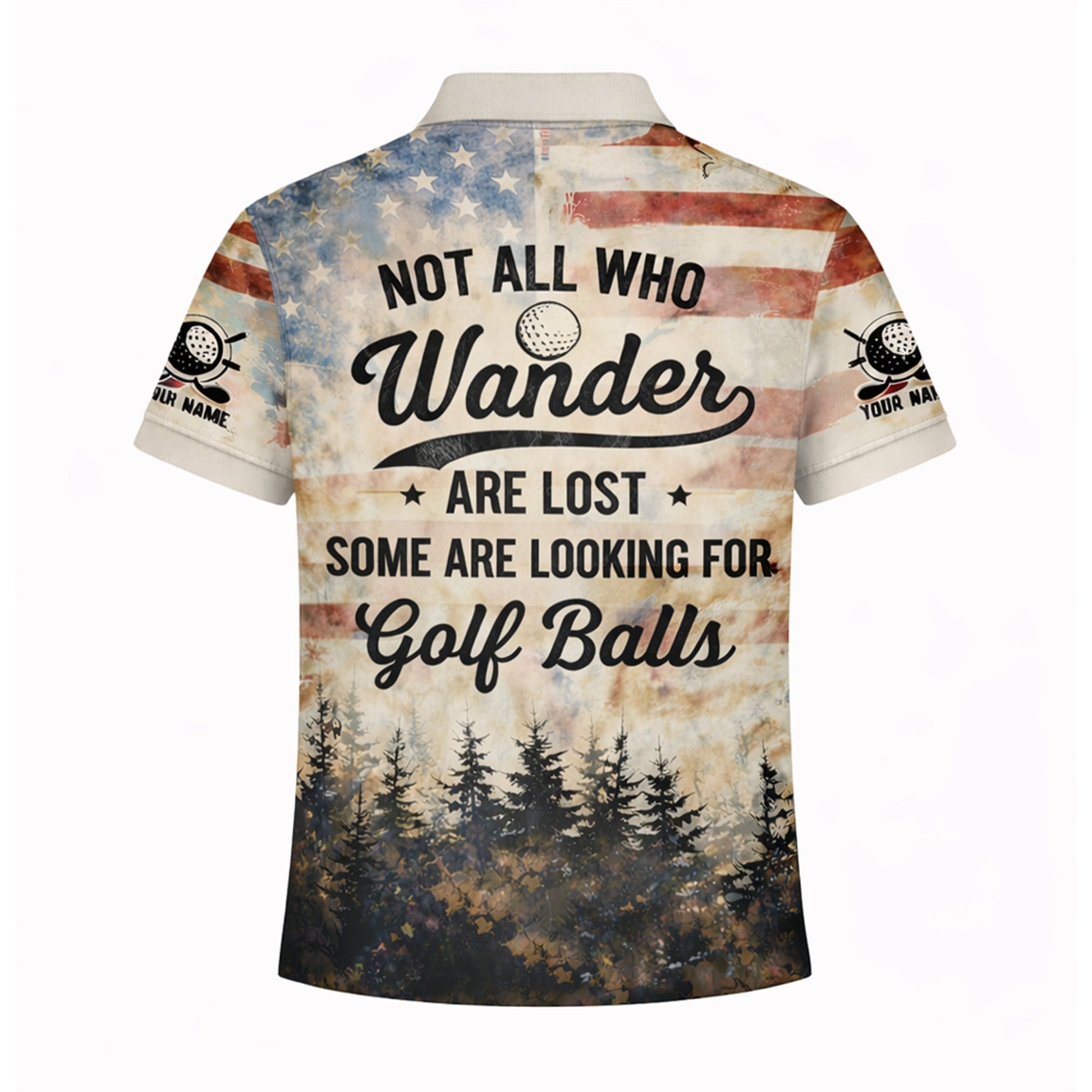 Golf Polo Shirt Men Funny Golf Quote American Flag Bigfoot Sasquatch Graphic Shirt Breathable Mesh Top GIA26040105_3.jpg