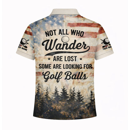 Golf Polo Shirt Men Funny Golf Quote American Flag Bigfoot Sasquatch Graphic Shirt Breathable Mesh Top GIA26040105_3.jpg