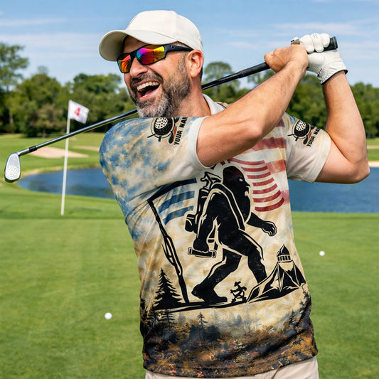 Golf Polo Shirt Men Funny Golf Quote American Flag Bigfoot Sasquatch Graphic Shirt Breathable Mesh Top GIA26040105_5.jpg