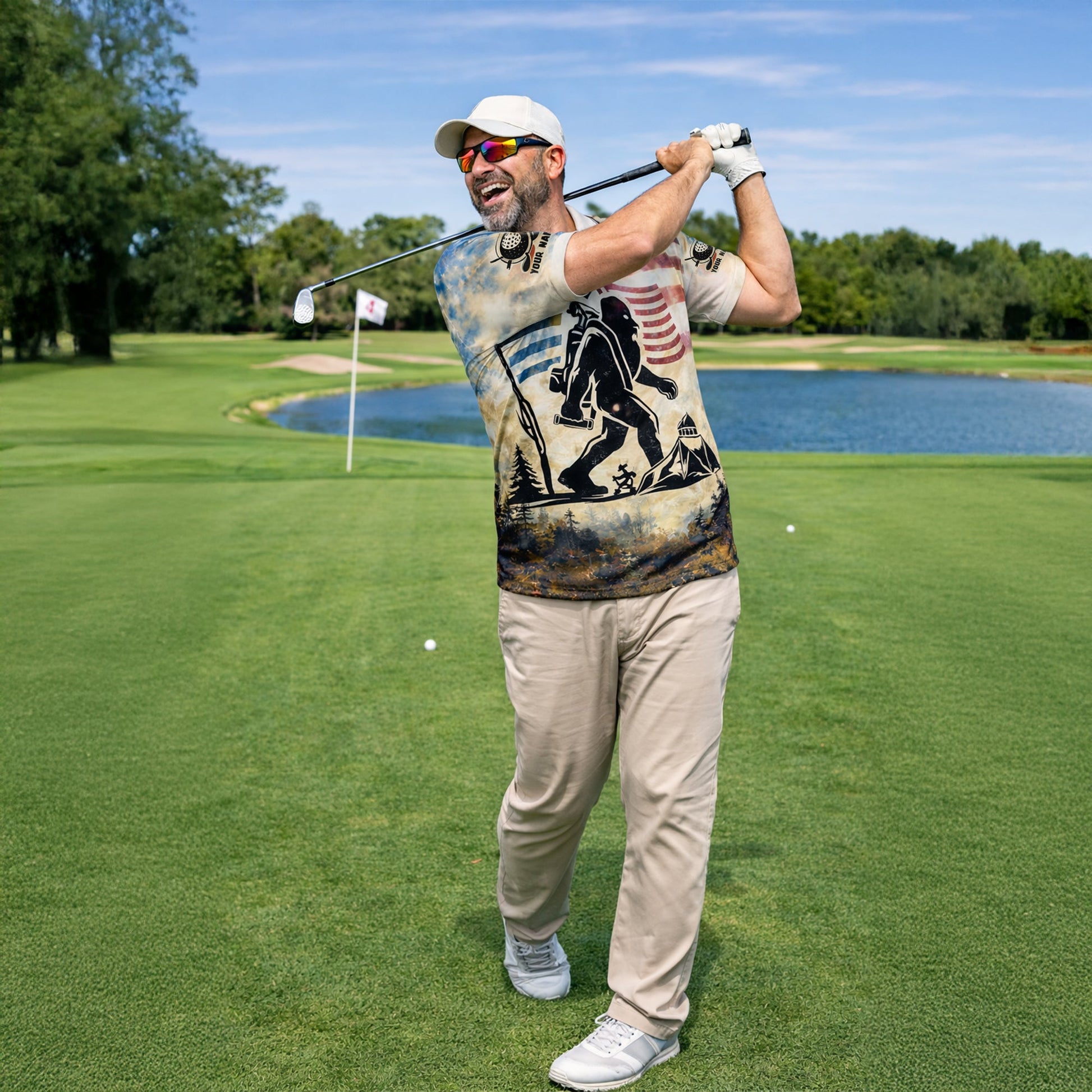 Golf Polo Shirt Men Funny Golf Quote American Flag Bigfoot Sasquatch Graphic Shirt Breathable Mesh Top GIA26040105_6.jpg