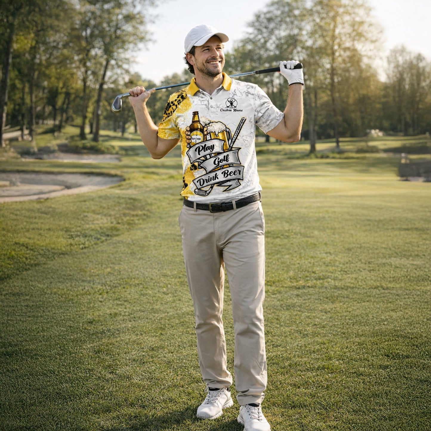 Golf Polo Shirt Funny Golf And Beer Custom Name Shirt Men Breathable Performance Golf Apparel GIA26040303_6.jpg