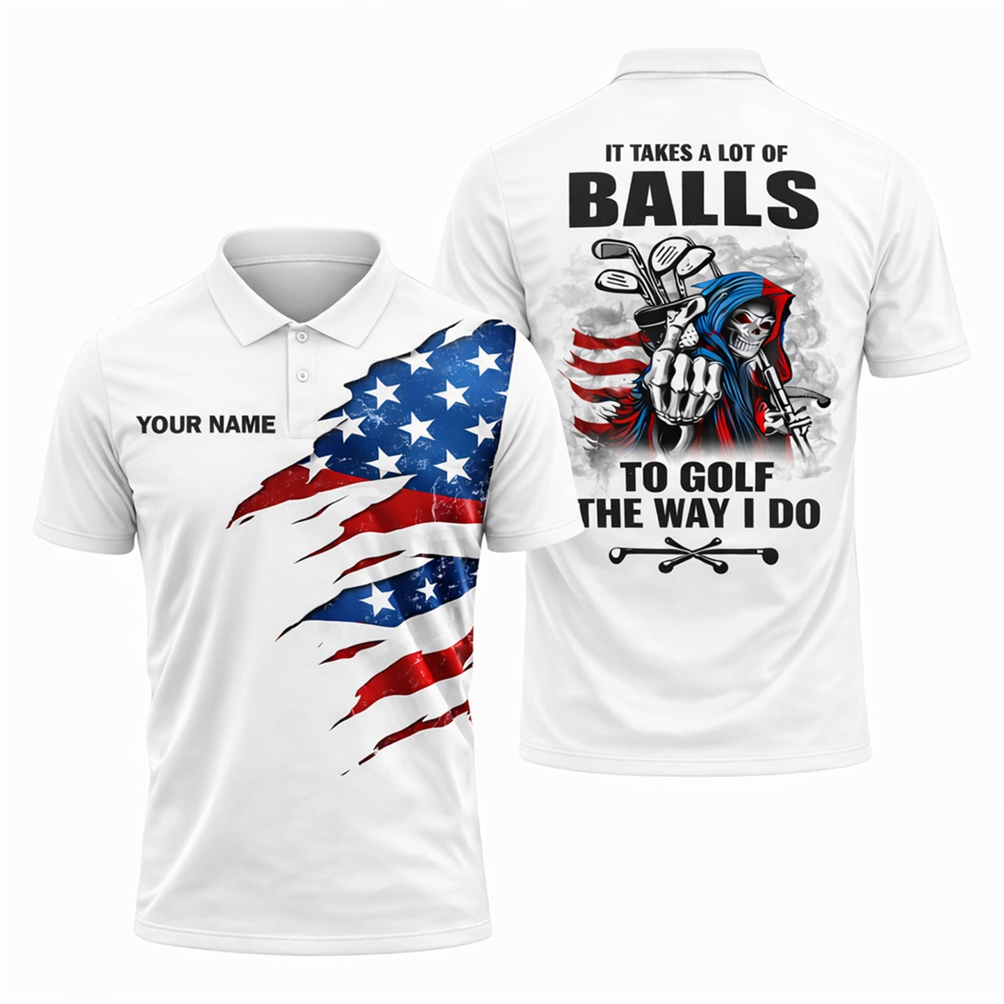Funny Golf Polo Shirt USA Flag Patriotic Skull Graphic Custom Name Golf Shirt Breathable Performance GIA26040304_1.jpg