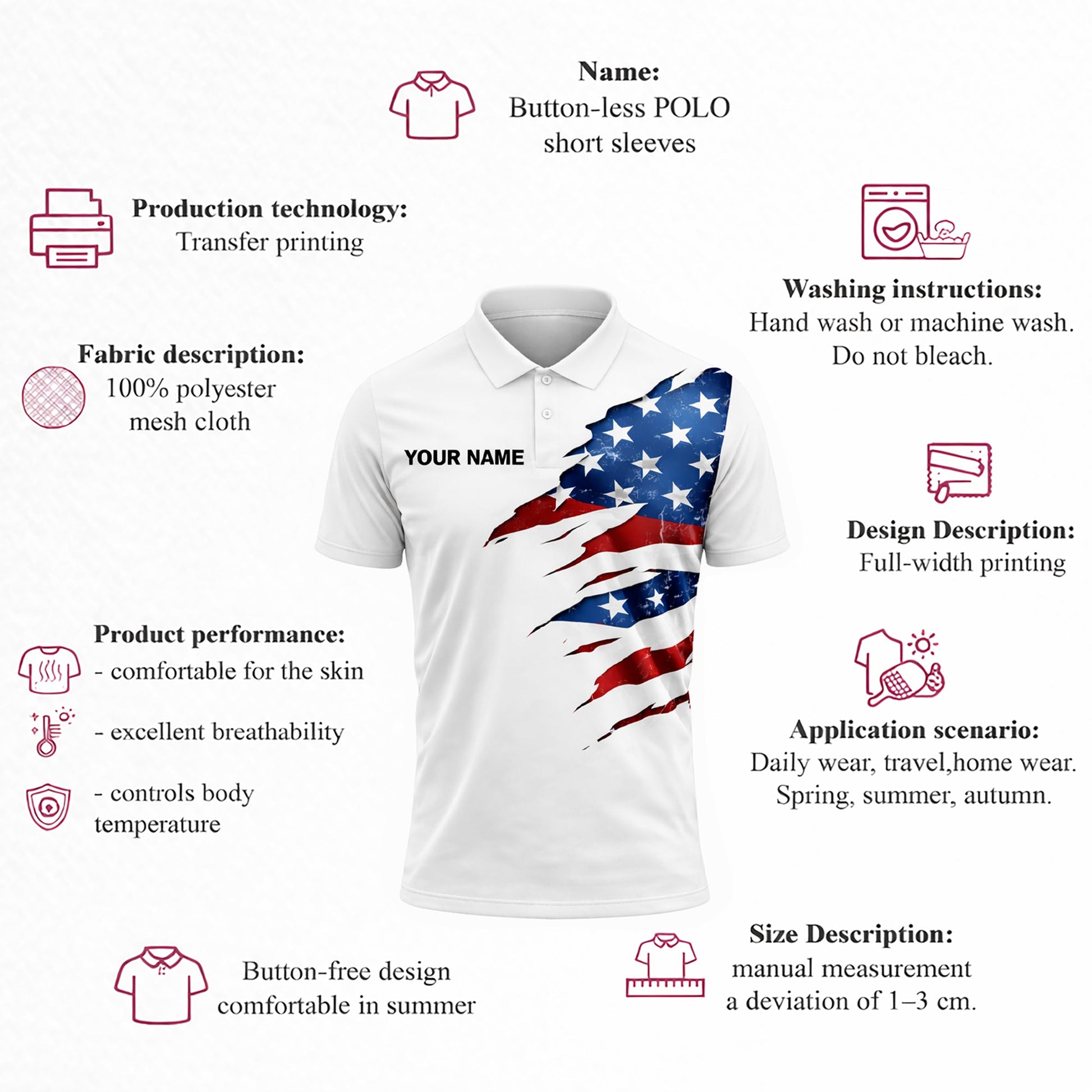 Funny Golf Polo Shirt USA Flag Patriotic Skull Graphic Custom Name Golf Shirt Breathable Performance GIA26040304_4.jpg