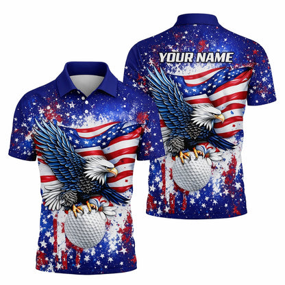 American Eagle Golf Polo Shirt Patriotic USA Flag Custom Name All Over Print Breathable Sport Shirt GIA26040305_1.jpg