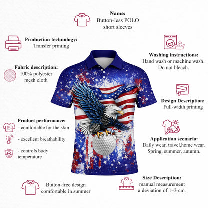 American Eagle Golf Polo Shirt Patriotic USA Flag Custom Name All Over Print Breathable Sport Shirt GIA26040305_4.jpg
