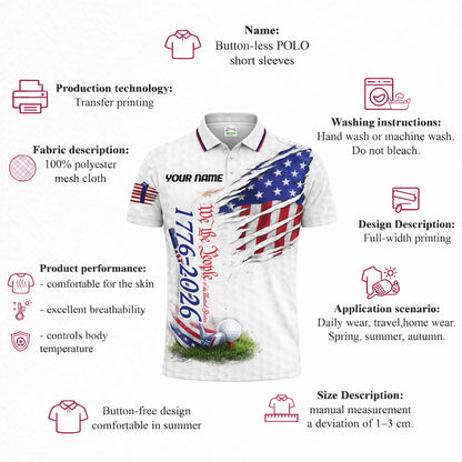 Patriotic Golf Polo Shirt Custom Name USA Flag 1776-2026 Design Breathable Performance Shirt GIA26040402_4.jpg