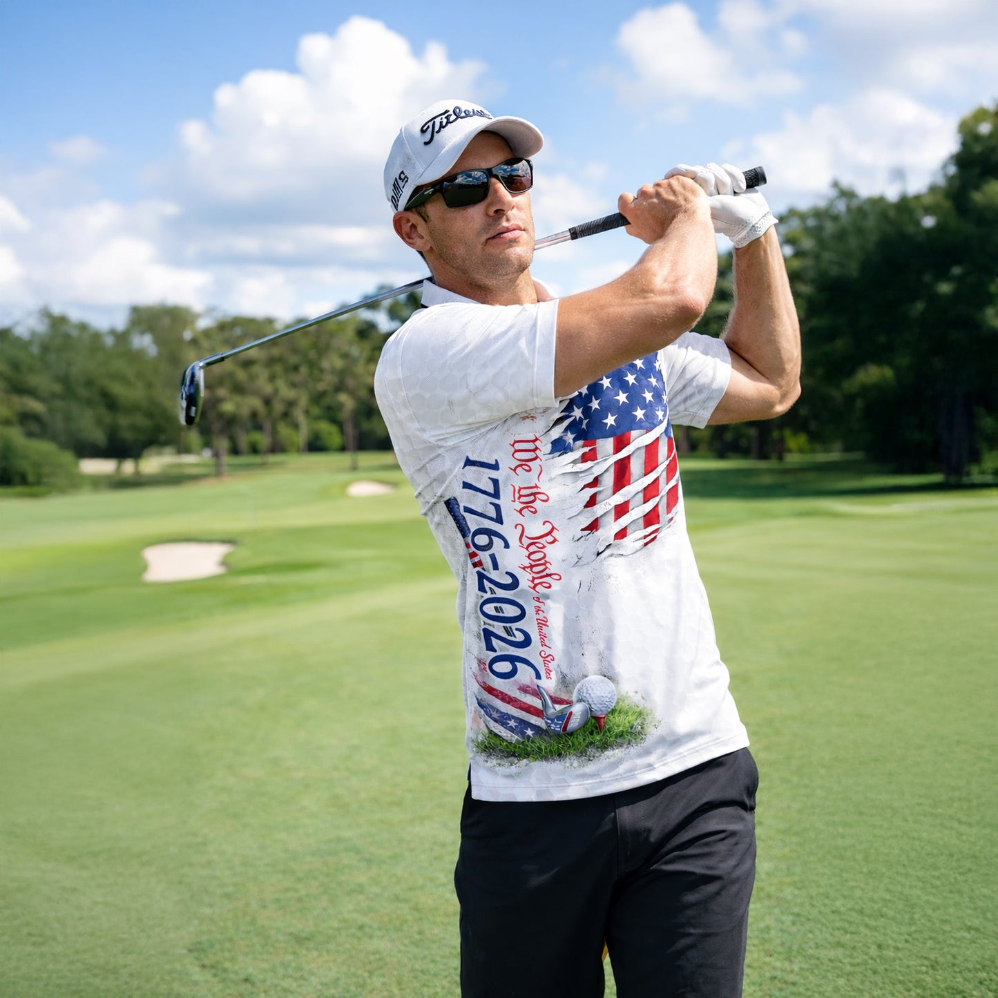 Patriotic Golf Polo Shirt Custom Name USA Flag 1776-2026 Design Breathable Performance Shirt GIA26040402_5.jpg